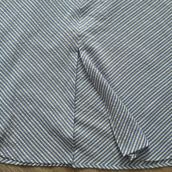 Westport Blue and White Striped A-line Maxi Skirt - size L - Picture 7 of 7
